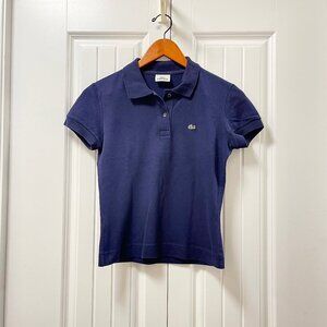 Lacoste Piqué Polo T-Shirt Blue